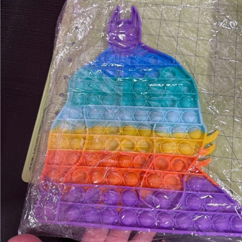 2 Large Rainbow Pop Fidget Toy’s BRAND NEW Fidget Pop